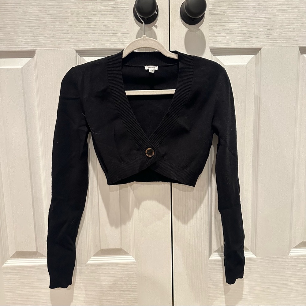 Garage Super Cropped Cardigan